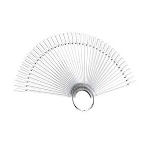 Nail Display | Clear | Fan shaped